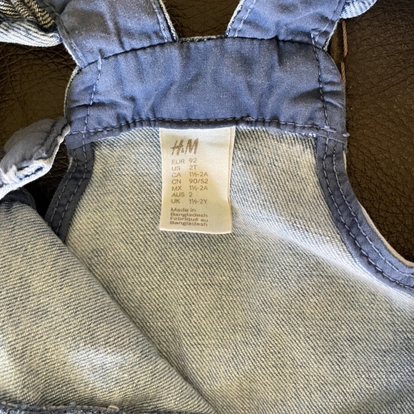H&M 2T Jean Skirt Overalls - Picture 3 of 3